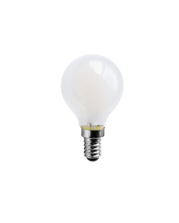BOMBILLA LED * E14 OPAL ESFERICA – 6.5W - 3000K - 790Lm - 360º